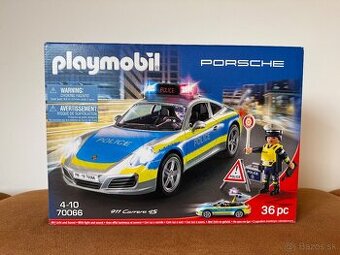 Policajne auto Porsche 911 Carrera 4S Playmobil