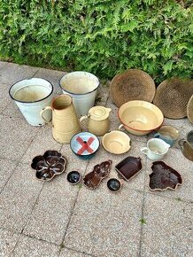Keramika, smalt, ošatky, podkovy, loukoťové kola, mlýnek
