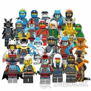 NINJAGO sada 24 ks postaviciek+zbrane - 1