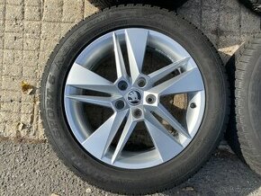 5x112 R17 original Škoda Superb 3 MARKAB + zimné pneu