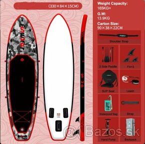 Novy paddleboard so sedackou a dvojveslom