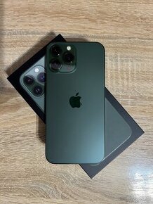 Predám Apple iPhone 13 Pro Max 128GB Green betéria 87%