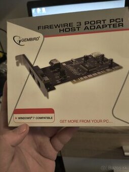 gembird firewire 3 port pci host adapter