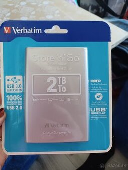 VERBATIM Store 'n' Go 2TB / Externý / USB 3.0 / 2,5" Silv