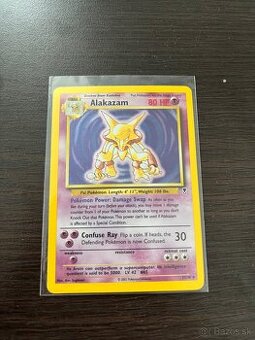 Alakazam a Aerodactyl Pokemon karty