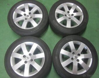 R16 letná sada PEUGEOT rozteč 4x108 205/55r16 CONTINENTAL - 1