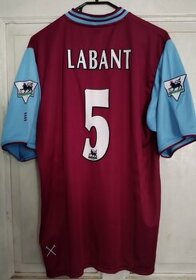 VLADIMÍR LABANT (WEST HAM UNITED FC) - originální hraný dres