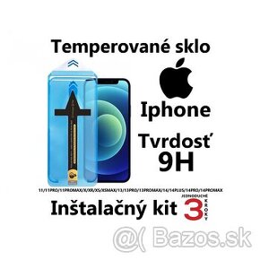 Inštalačný kit temperovaného skla na APPLE tvrdosti 9H