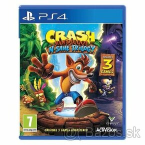 Predám novú hru CRASH BANDICOOT N SANE TRILOGY na PS4 ajPS5