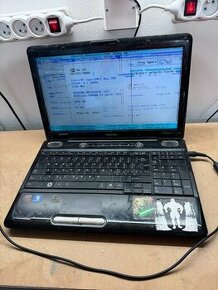Predám pokazený notebook na náhradné diely zn.TOSHIBA L505