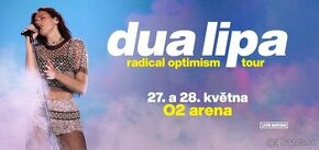 Dua Lipa Praha o2 aréna 28.5.2025