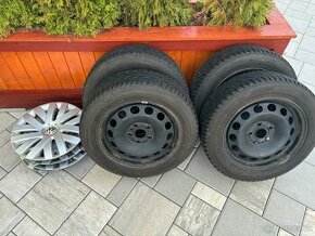 Predám zimné pneu 205/55 R16 5x112 - 1