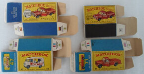 Predam 4 ks originálne krabičky MATCHBOX SERIES