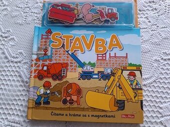 Stavba - kniha s magnetkami