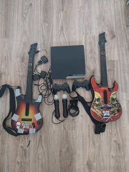 PS3 + Move + Guitar Hero + 35 hier