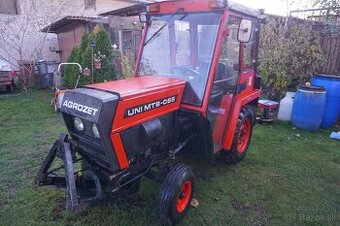 Traktor AGROZET UNI MT8-065 + vlečka, rotavátor, pluh APO155