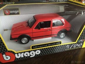 Bburago Volkswagen Golf MK1 GTI 1:24, Nový, zabalený