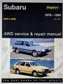 Subaru 1979-1994 2WD a 4WD - Servisní manuál