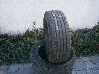 Predám 4x letné ako nové pneu Continental 215/55 R17 94VXL