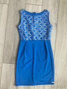 dámske modré šaty - 1