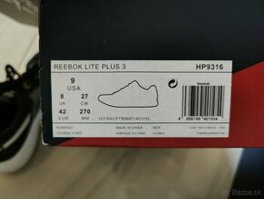 Reebok Lite Plus 3, dva páry, veľkosť 42 (27 cm) - 1