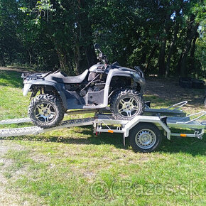 Prívesný vozík, na 3 motocykel, alebo štvrorkolku