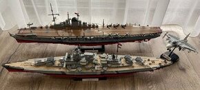 LEGO stavebnice COBI: Bismarck+Graf Zeppelin+Jas Gripen C