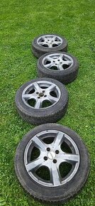 Predám elektrony na zimných gumach 195/55 R15 4x100