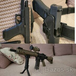 Specna arms M4,Glock 17 4gen + výbava