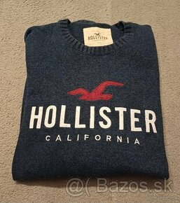 Hollister modrý pletený