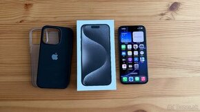 iPhone 15 Pro 128 GB Black , záruka 3/2026