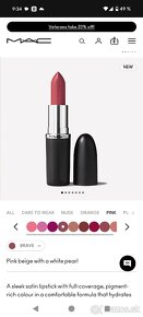 MAC sleek satin lipstik - 803 Brave