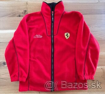 vintage Ferrari Michael Schumacher fleece mikina/bunda