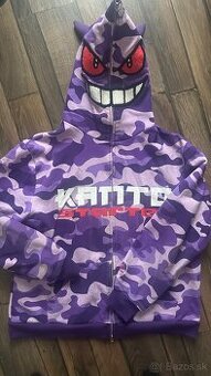 Kanto Starter Gengar Hoodie Camo Purple