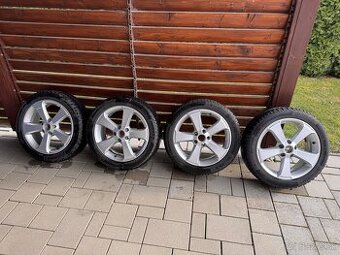 VW disky + Continental zimne pneu 225/45R17