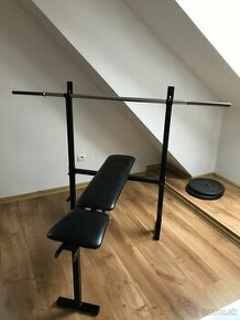 Lavička na Bench Press, Osa, Váhy.