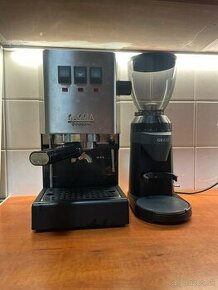 Kávovar Gaggia Classic 2019 a Mlynček GRAEF CM 800 - 1