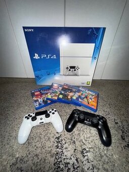 PlayStation 4 biely