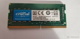 Pamat 4gb ddr4-2666mhz CRUCIAL-do notebooku.