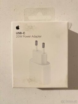 Originál USB-C adaptér 20W Apple, nabíjačka pre iPhone Nová