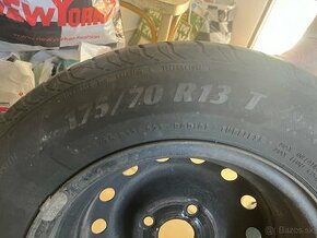 Plechove disky plus gumy rozmer 175/70 R13-T - 1