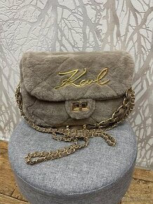 Hneda crossbody kabelka karl lagerfeld