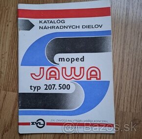 Katalóg náhradných dielov Jawa moped typ 207.500