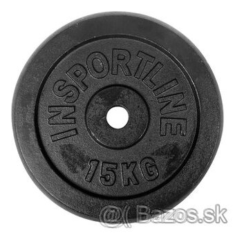 Liatinové kotúče  INSPORTLINE CASTBLACK      2 x 15 kg/30 mm