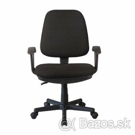 Kancelárska stolička, čierna, COLBY NEW - 1