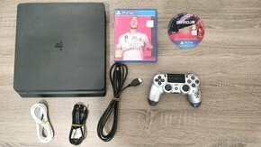 PS4 Slim s 500GB HDD + 2 hry a príslušenstvo