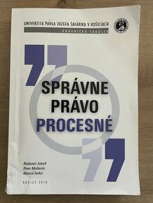 Správne právo procesné