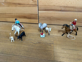 Schleich - 3set koní a jazdcov - 1