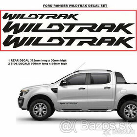 FORD RANGER NÁPIS WILDTRAK PÁR - 1