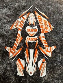 Ktm supermoto chrom polepy